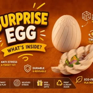 Surprise Egg |16 Slices|print-in-place