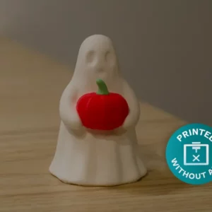 Halloween Ghost with Pumpkin – Halloween Decor