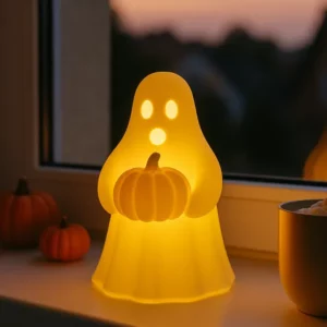 Cute Ghost Lamp – Halloween Pumpkin Light