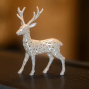 Voronoi Holiday christmas Deer