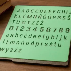 Polish Stencil Alphabet & Numbers