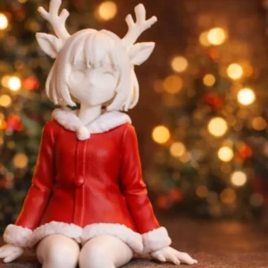 Winter Forest Spirit – Cozy Deer Girl