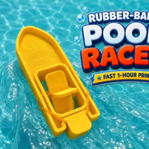 Mini Rubber Band Pool Racer – PaddleWheelSpeedboat