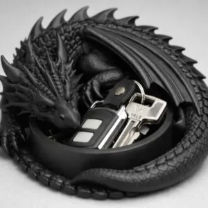Dragon Treasure Bowl – Sleeping Dragon Key Holder
