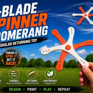6-Blade Spinner Boomerang – Modular Returning Toy