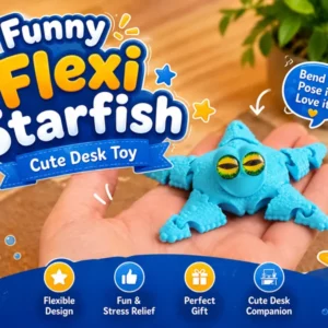 Funny Flexi Starfish – Cute Desk Toy