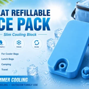 Flat Refillable Ice Pack | Slim Cooling Block