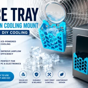 Ice Tray + Fan Cooling Mount for DIY Cooling