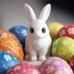 Bunny | Spring Toy | Print and place