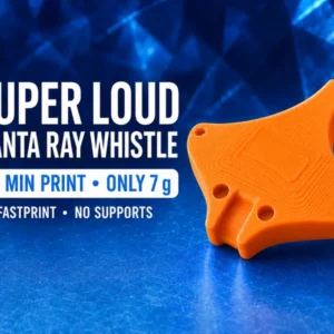 Super Loud Manta Ray Whistle | FastPrint NoSupport