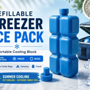 Refillable Freezer Ice Pack|Portable Cooling Block